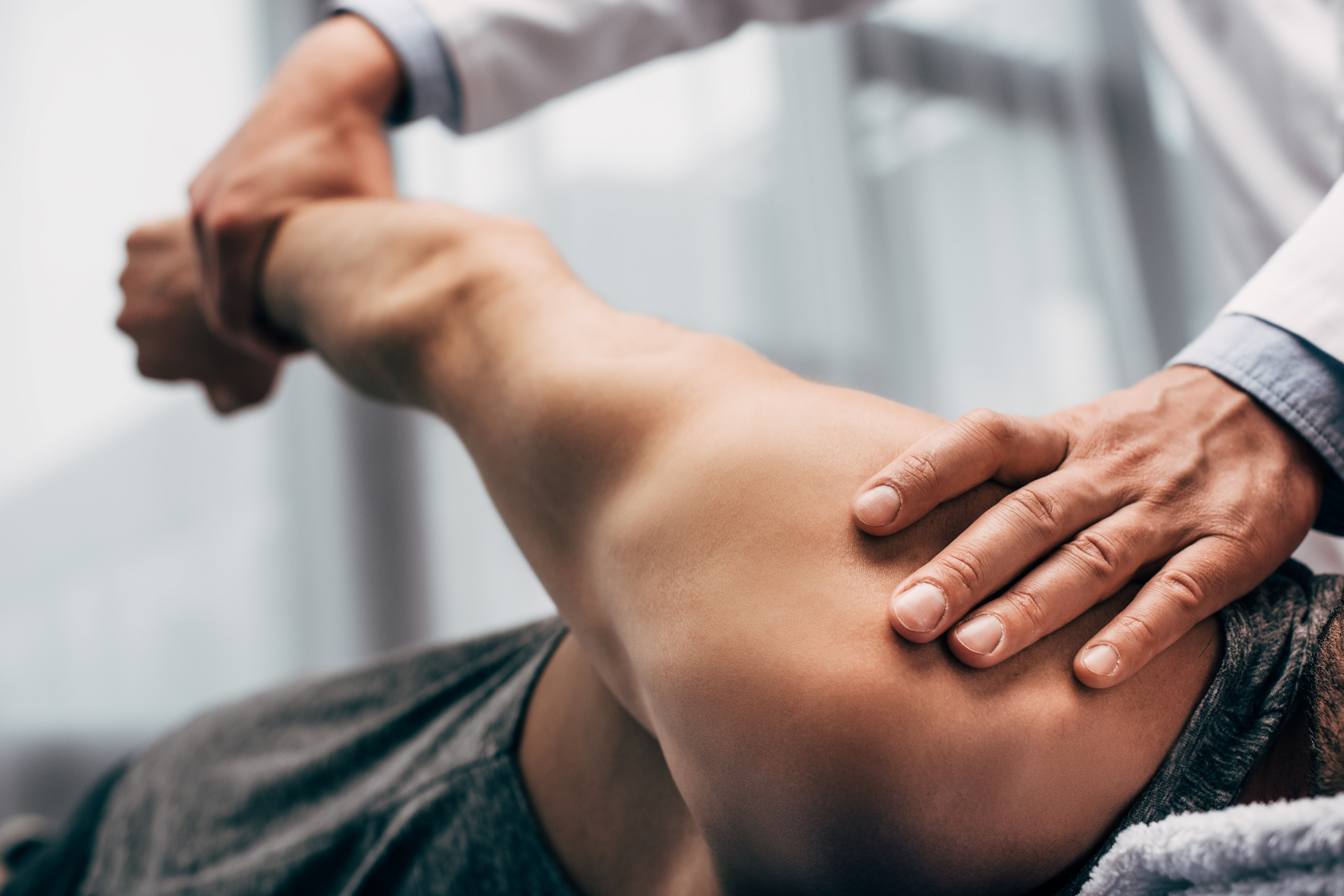 Manual therapy treatment at Stryde Health and Performance